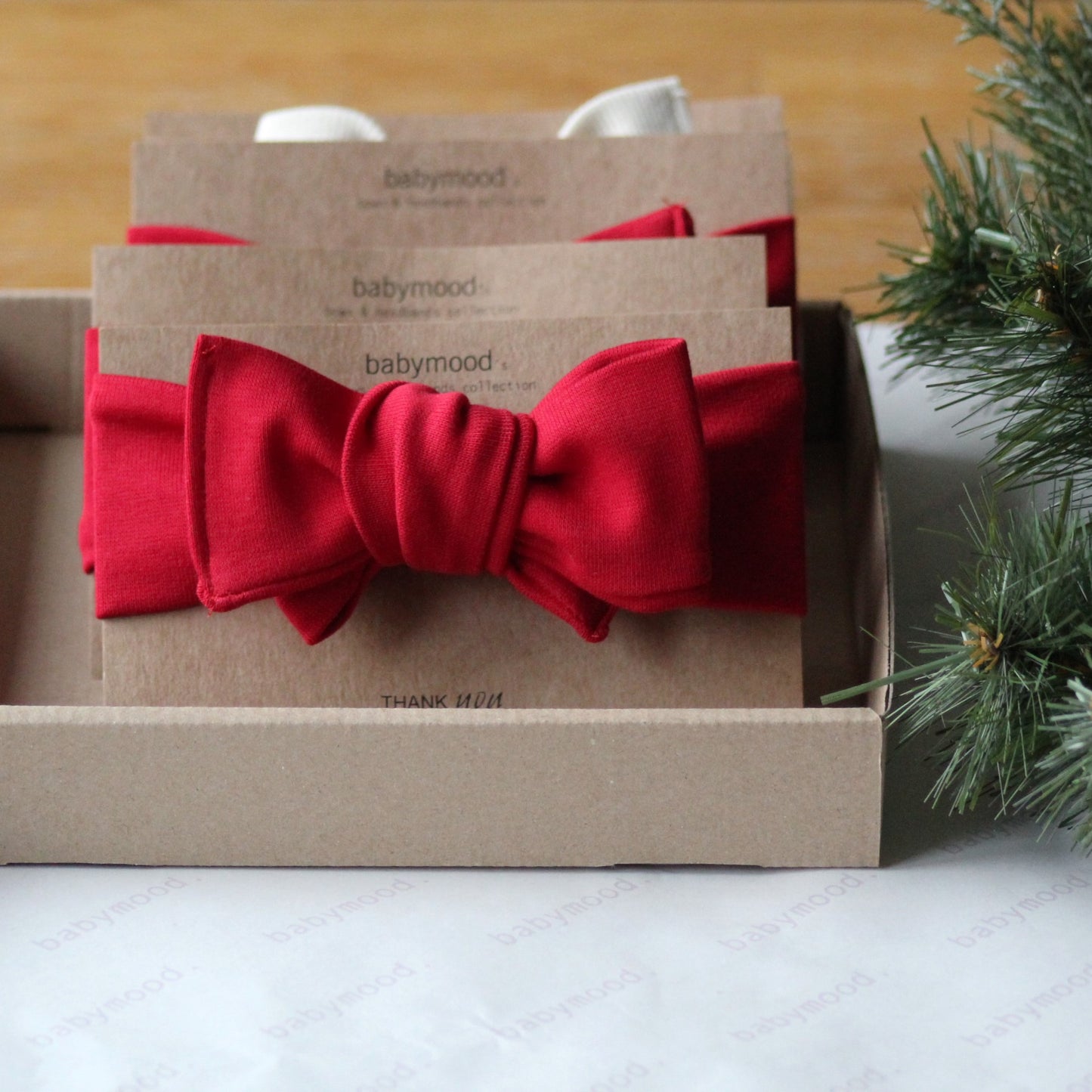 Headband bowknot, red | sizes: 0-6, 6-12, 12-24