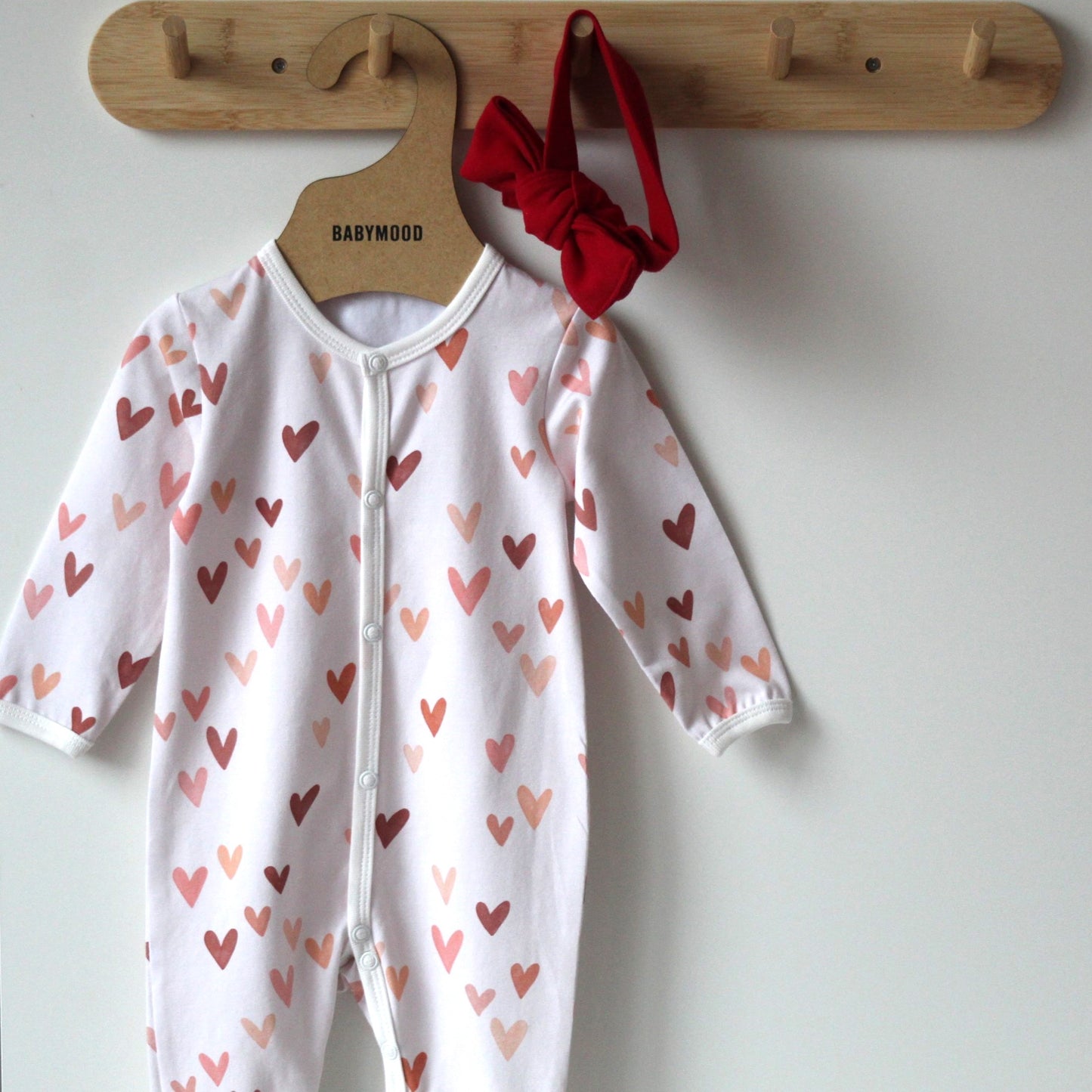 Headband bowknot, red | sizes: 0-6, 6-12, 12-24