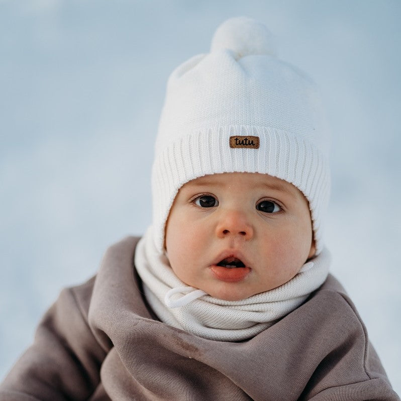 Neck 100% merino wool | ecru