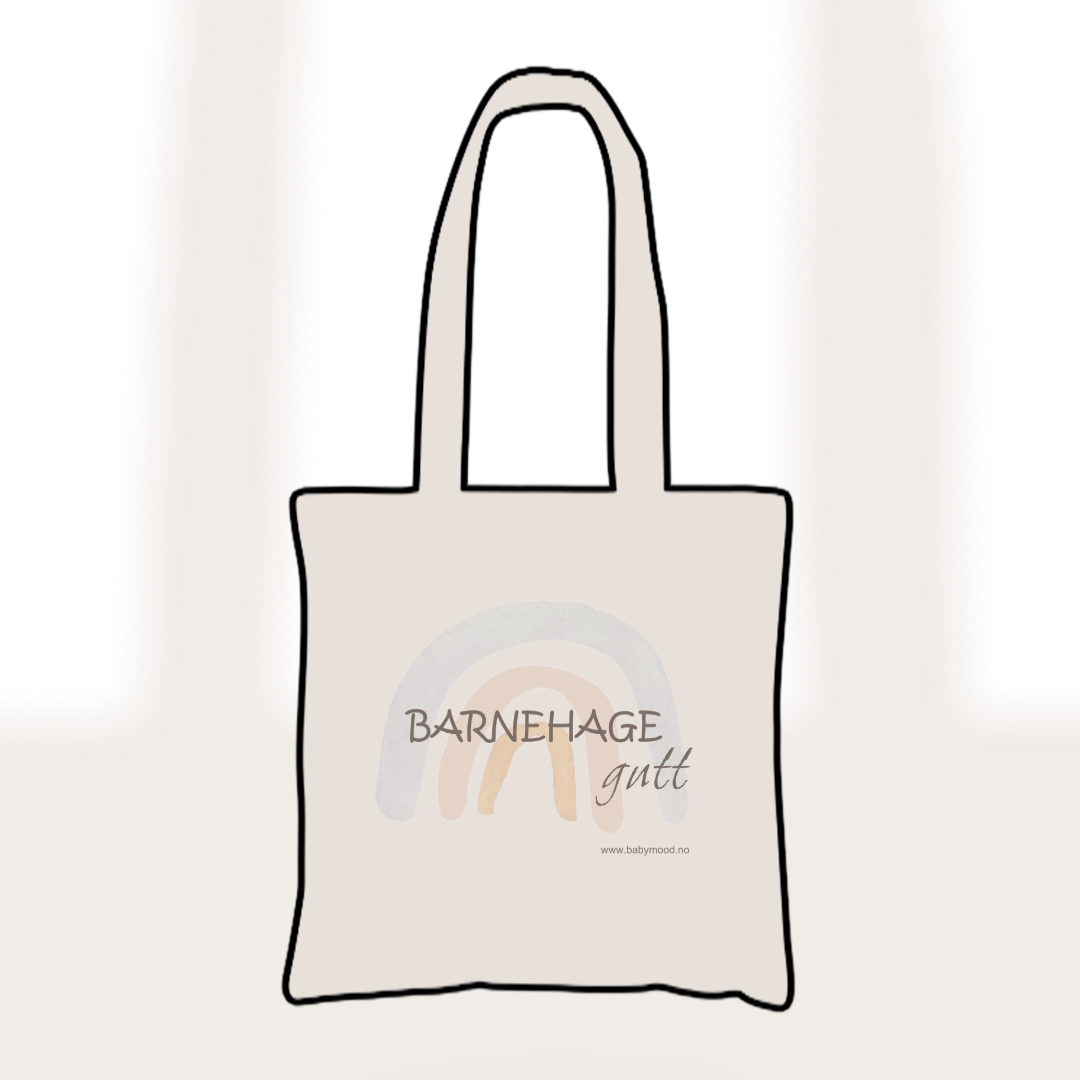Bomullsveske BARNEHAGEGUTT