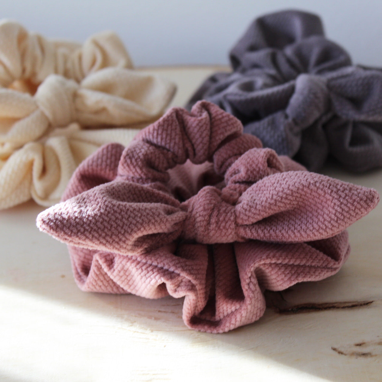 Scrunchie velvet, burgundy