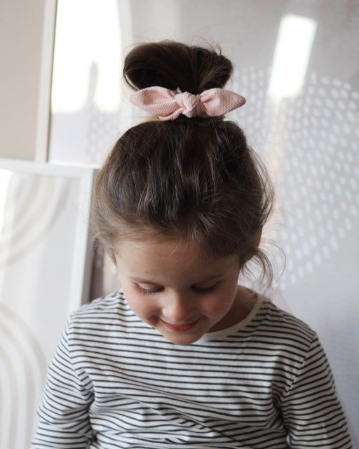 Scrunchie velvet, pudderrosa
