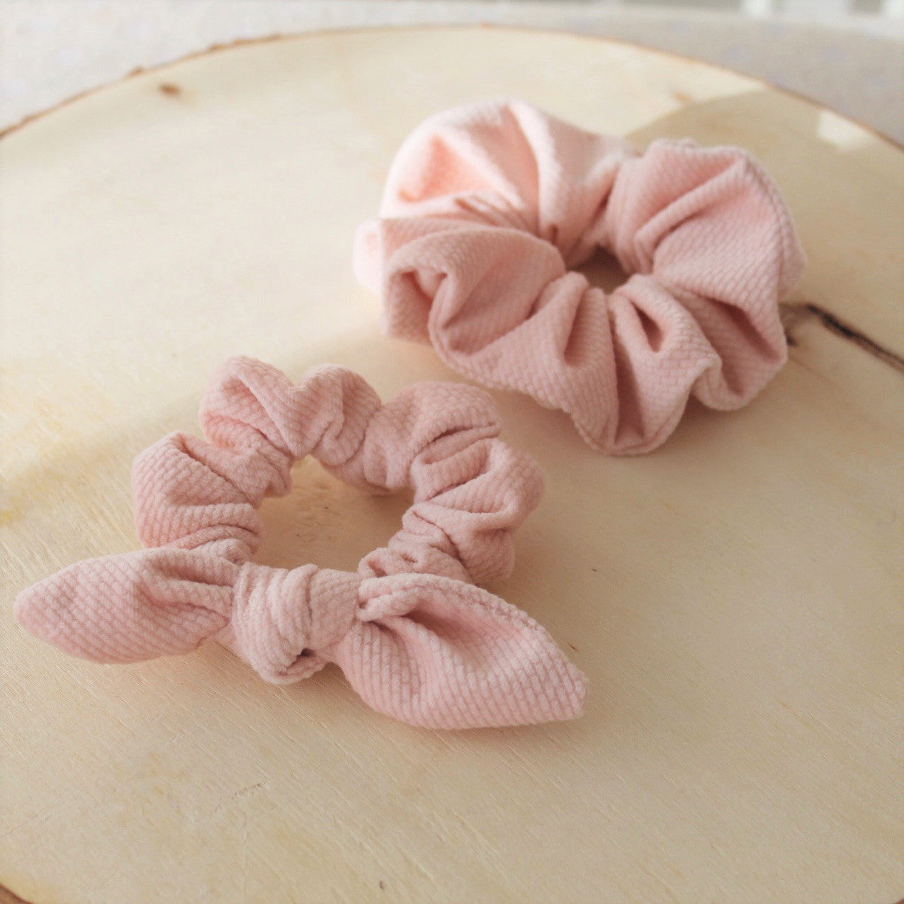Scrunchie velvet, babyrosa