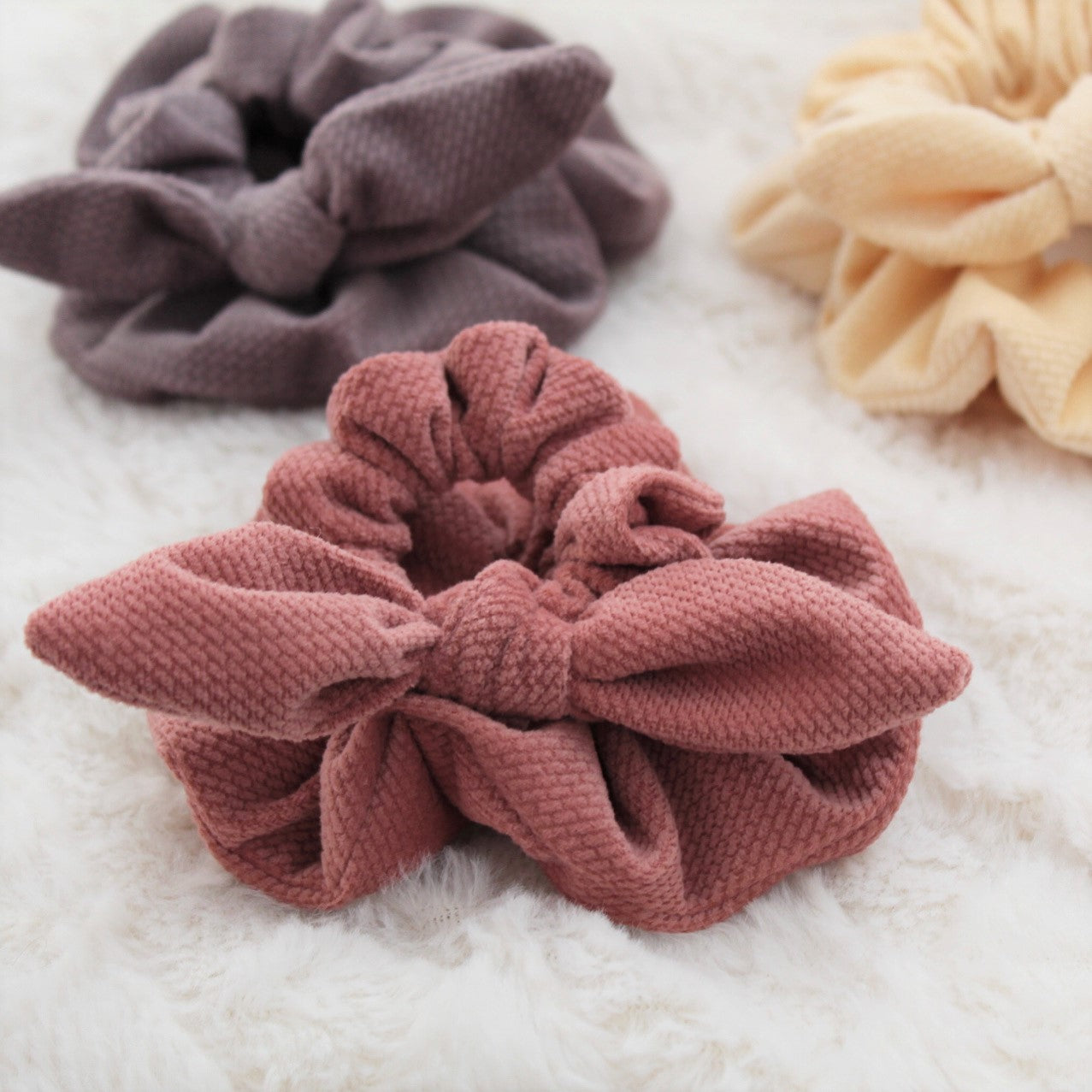 Scrunchie velvet, burgundy