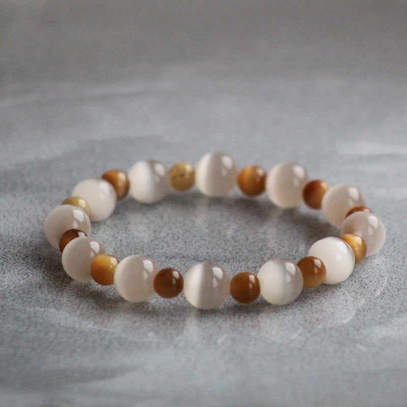 Bracelet Mini & Me, tiger eyes