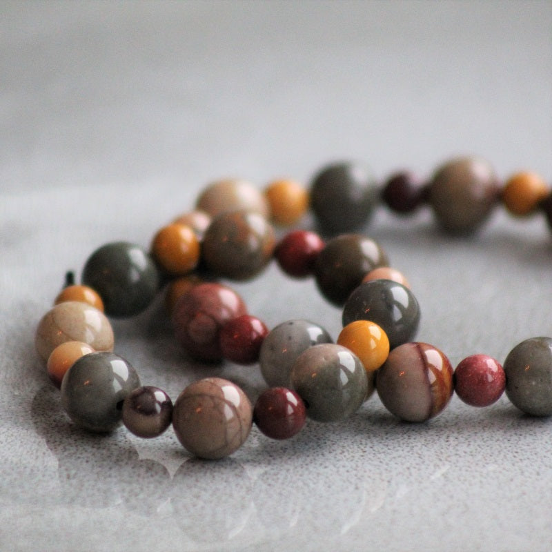 Bracelet Mini & Me, rainbow jasper