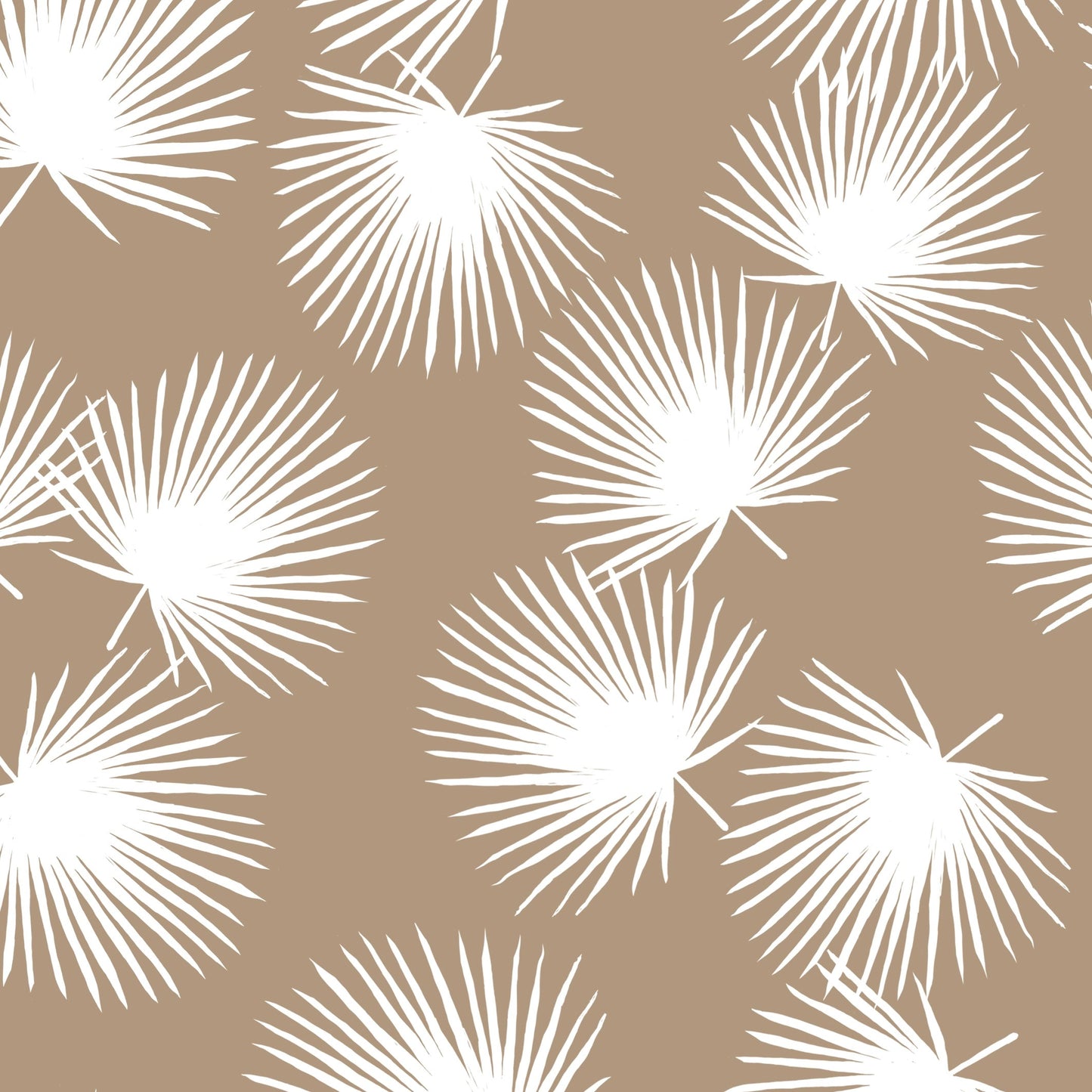 Palms-brown-print