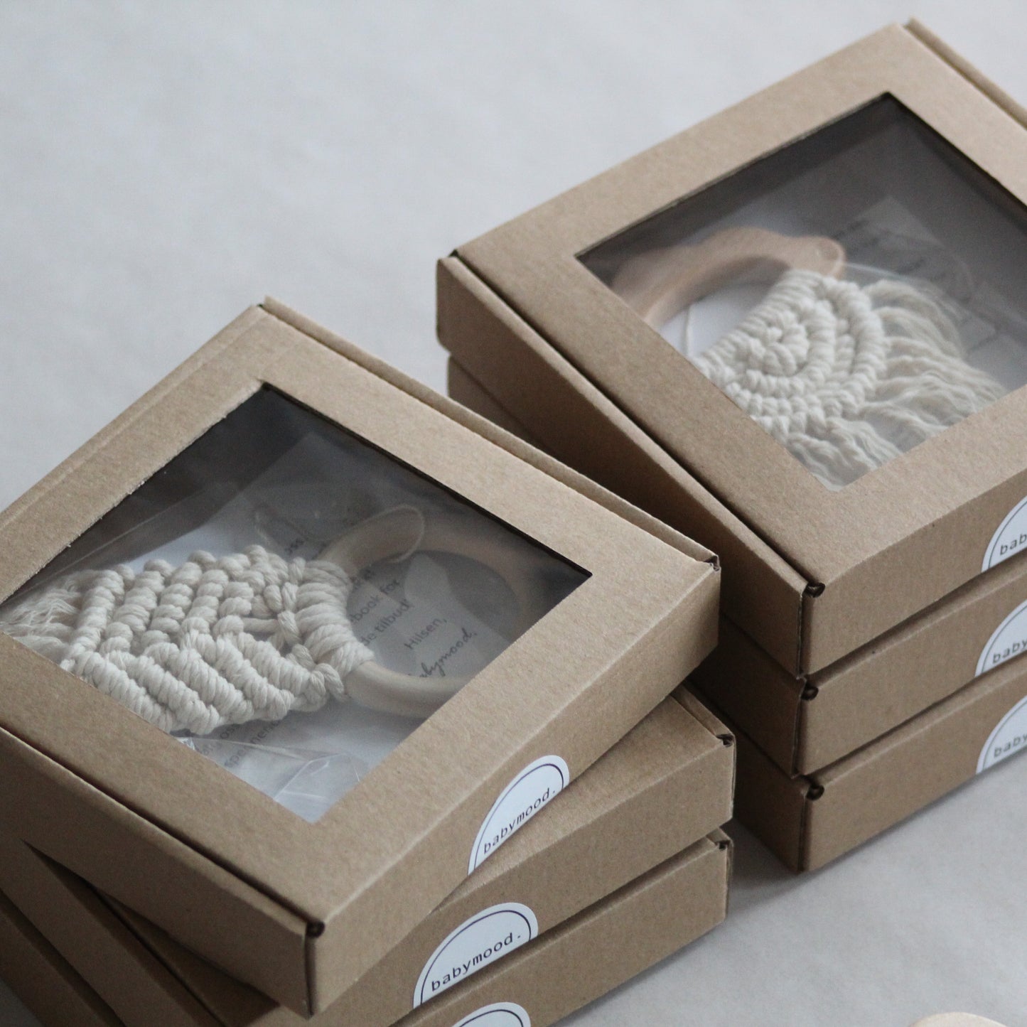 Biting toy with macrame | Tree ring
