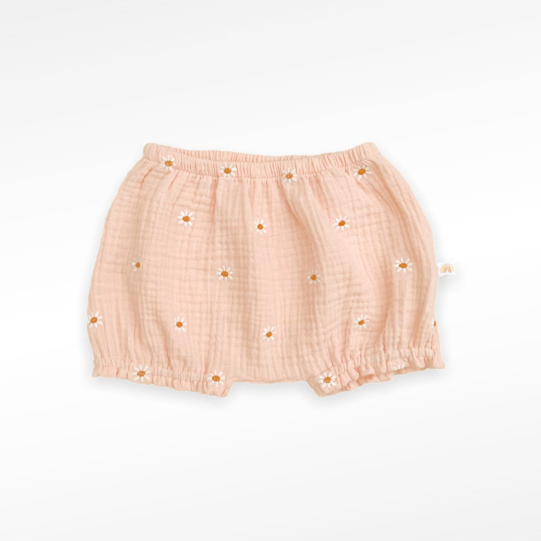 Bloomer Sunflower, organic muslin GOTS | powder pink