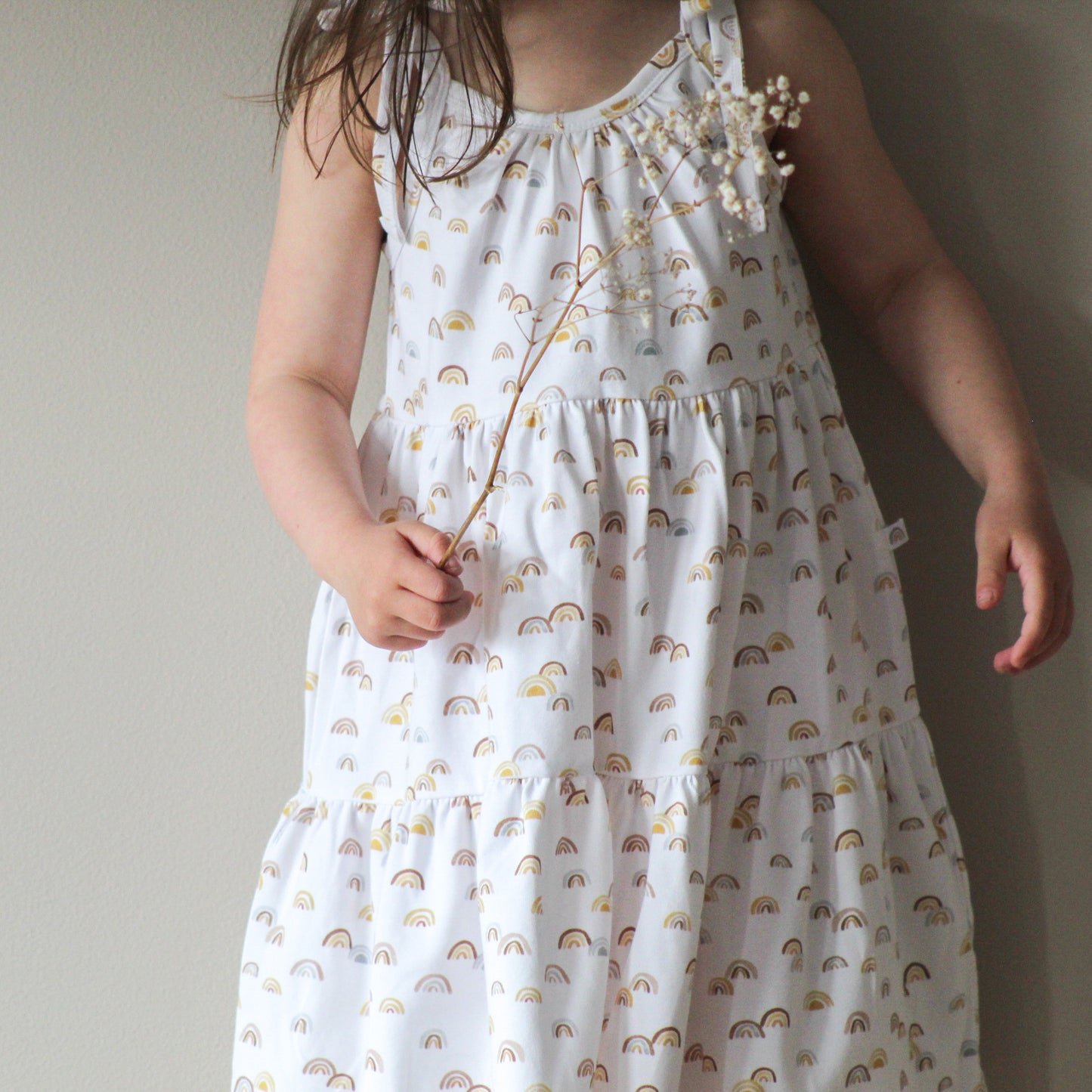 Summer dress, organic cotton GOTS | rainbow
