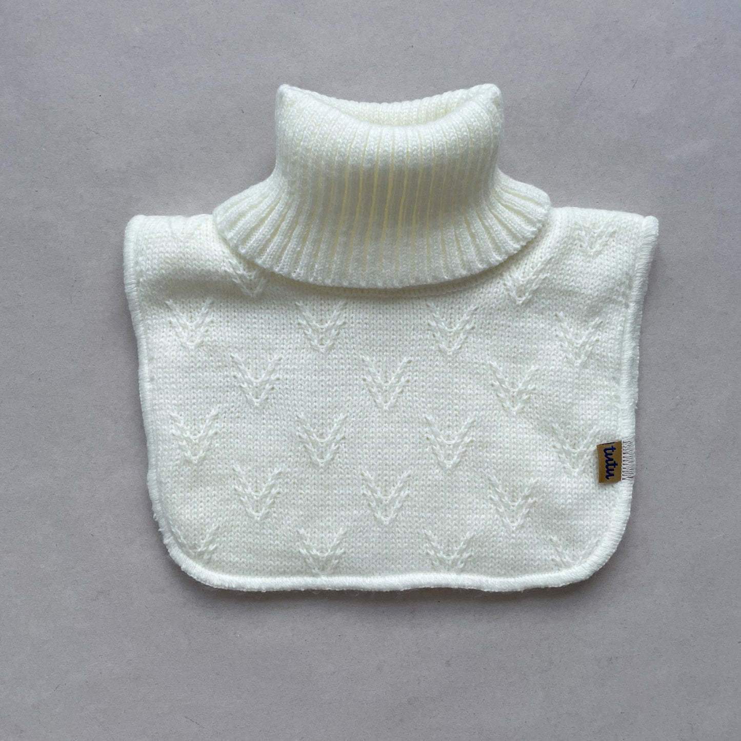 Neck in wool | ecru