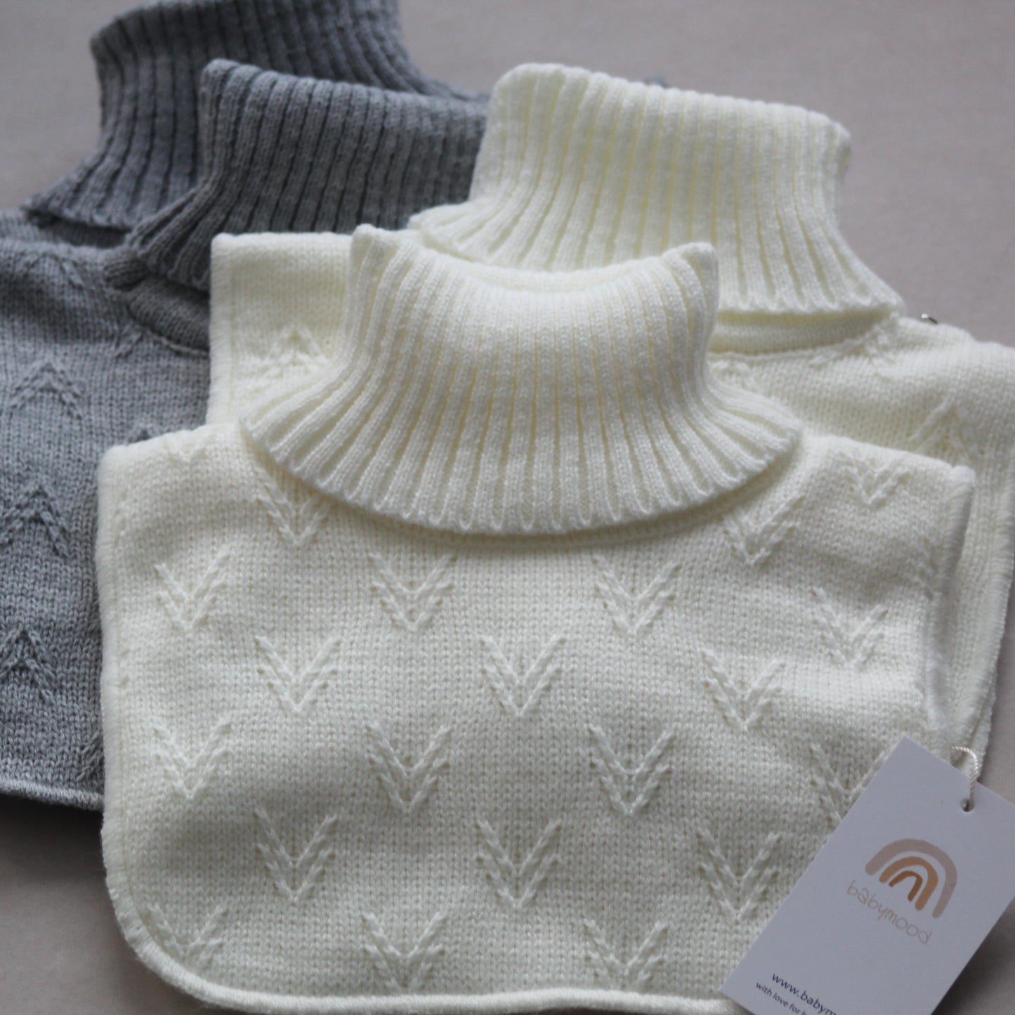 Neck in wool | ecru
