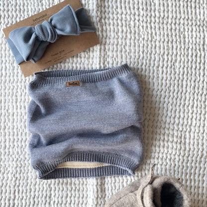 Pannebånd bowknot, jeans | size: 0-6, 6-12, 12-24