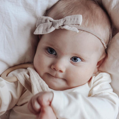 Baby bow, muslin cotton | Sophia