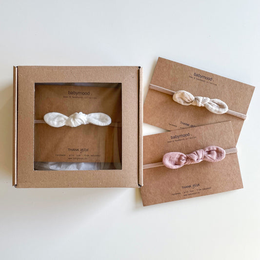 Baby bow, muslin cotton | Bella