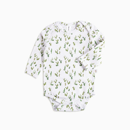 Body with long sleeves, organic cotton GOTS | cacti