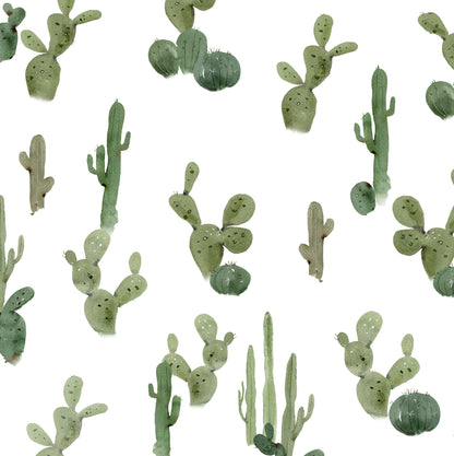 Body without sleeves, organic cotton GOTS | cacti