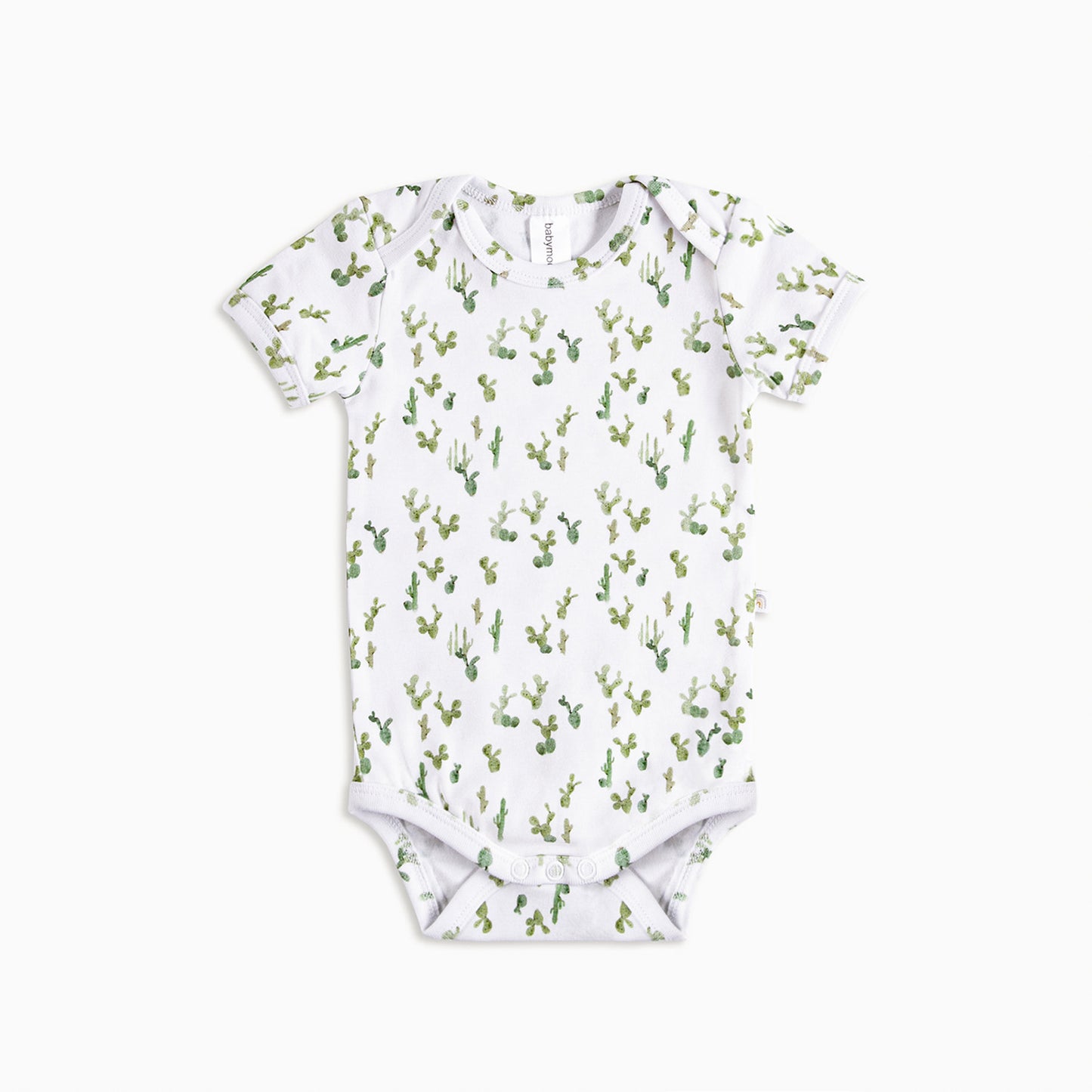 Body with short sleeves, organic cotton GOTS | cacti