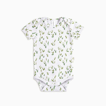 Body with short sleeves, organic cotton GOTS | cacti