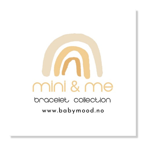 Armbånd Mini & Me, hvit jade