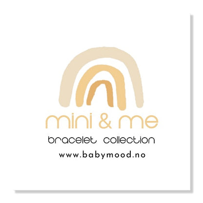 Armbånd Mini & Me, hvit jade