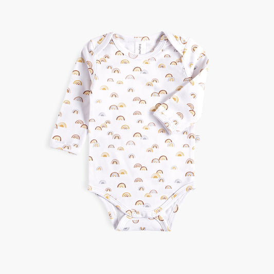 Body with long sleeves, organic cotton GOTS | rainbow