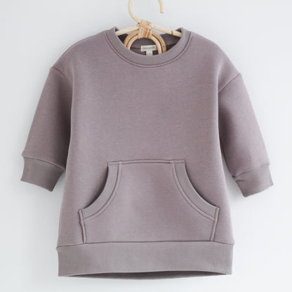 Sweatshirtkjole, mauve