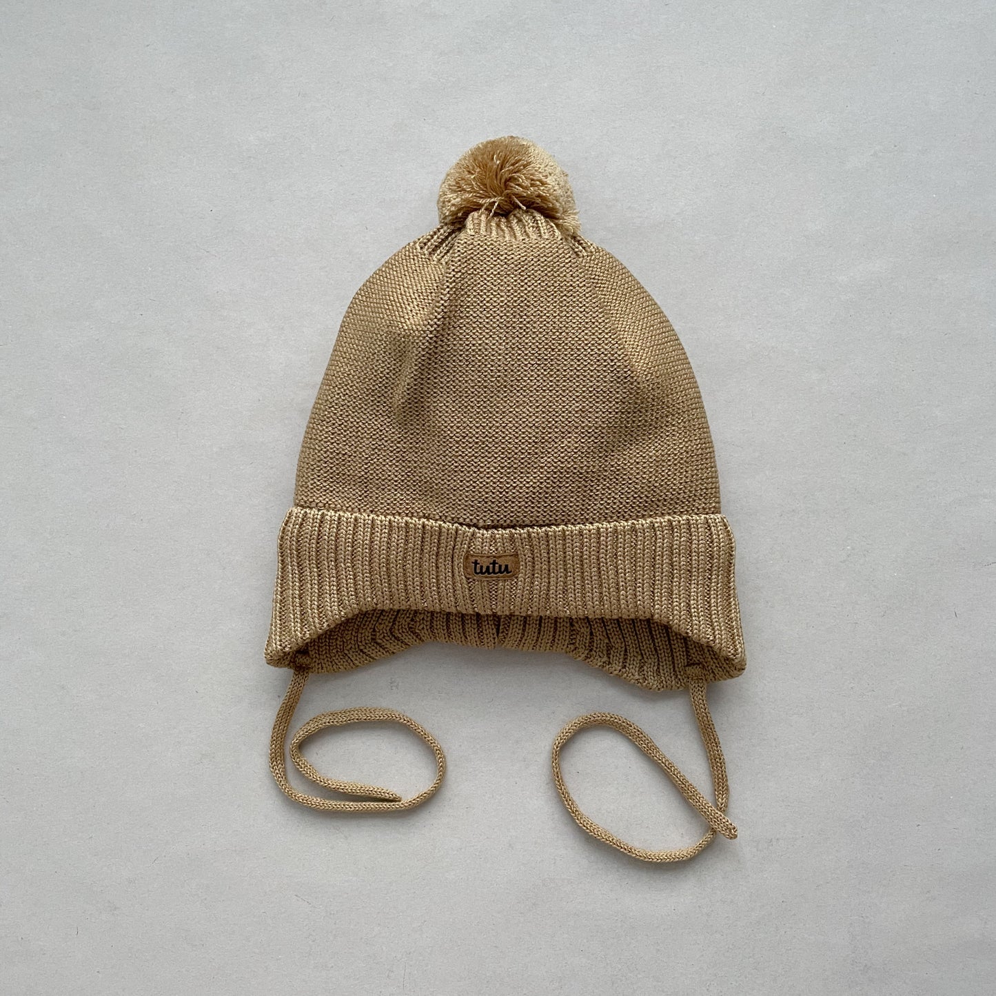 Wool hat in 100% merino wool | brown